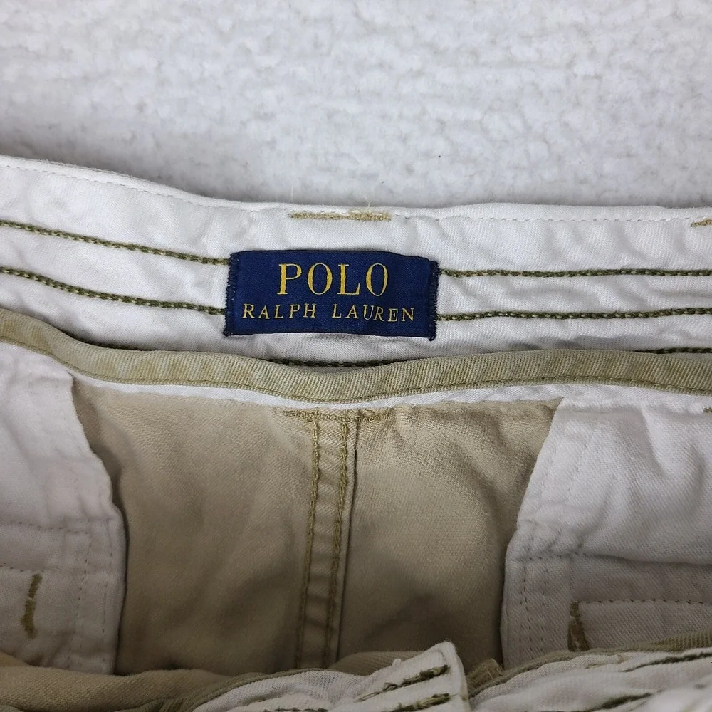 Polo Ralph Lauren Shorts Mens 36 Beige Tan Brown 9